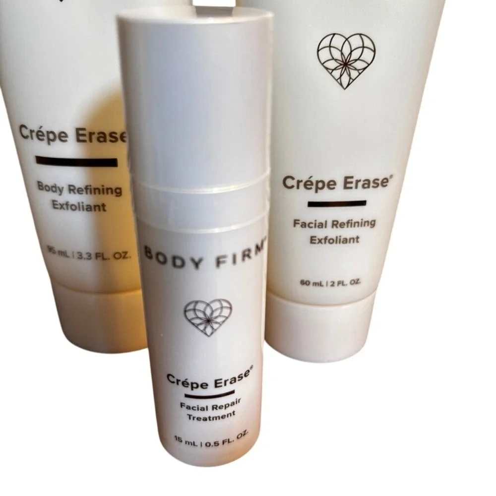 Body‎ Firm Crepe Erase Exfoliant Facial & Body Skincare Set